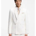 Slim-fit jacket in linen twill