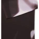 Chiffon shawl with logo rivet