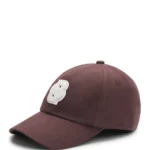 Cotton-twill cap with braided Double B monogram