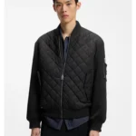 Water-repellent jacket in mixed materials