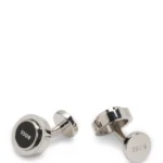 Round cufflinks with reversible design