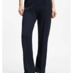 Straight-fit tracksuit bottoms in diamond jacquard