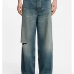 Loose-fit jeans in heavyweight cotton denim