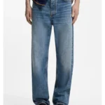 Baggy-fit jeans with worn-in details