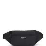 Belt bag with contrast logo detail