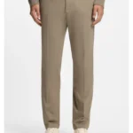 Slim-fit trousers in stretch-cotton twill
