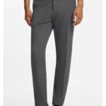 Modern-fit trousers in stretch dobby
