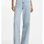 High-rise wide-leg jeans