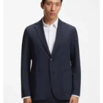 Slim-fit blazer in performance stretch fabric