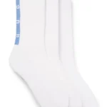 Three-pack casual socks with plush sole
