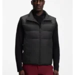Regular-fit padded gilet with zipped pockets