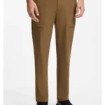 Porsche x BOSS regular-fit trousers in stretch fabric