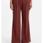 Regular-fit trousers with wide leg