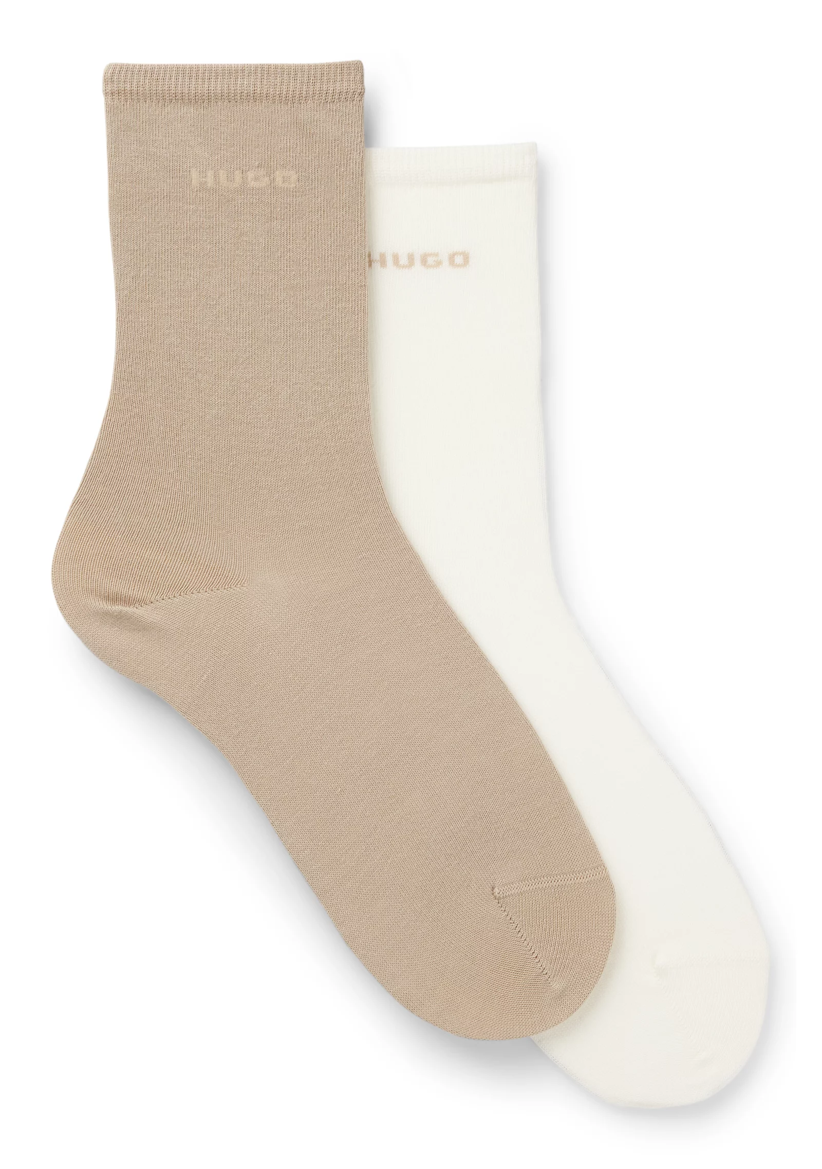 hbeu50566511_232_200 Two-pack of regular-length cotton-blend logo socks - Image 1