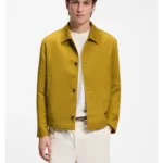 Regular-fit jacket with micro pattern