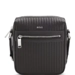 Reporter bag with embossed pattern
