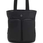 Tote backpack with Double B monogram trim