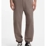 Relaxed-fit cotton trousers with streetwear logo