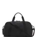 Holdall with wide-set logo detail