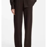 Wide-leg relaxed-fit trousers with Double B logo