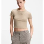 Cotton-blend T-shirt with embroidered logo