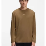 Porsche x BOSS long-sleeved T-shirt with gloss logo