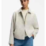Regular-fit blazer in two-tone tweed