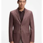 Regular-fit blazer in Loro Piana wool-silk