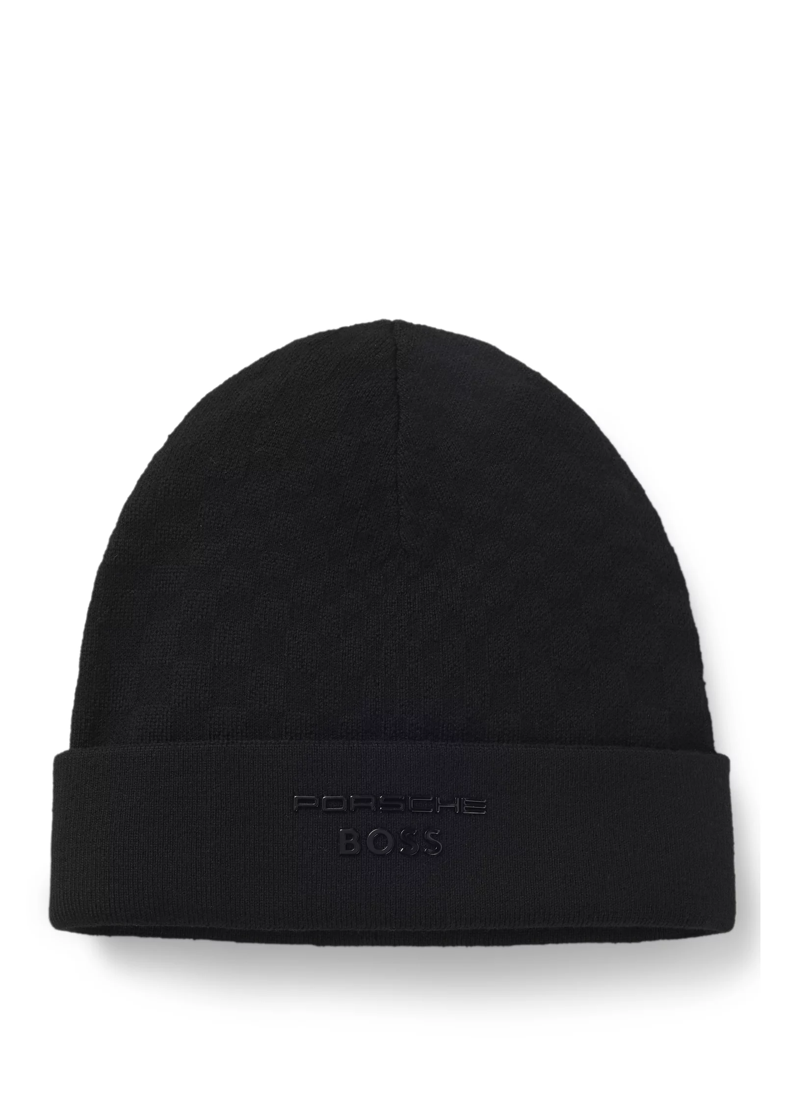 hbeu50572039_001_200 Porsche x BOSS beanie hat with Pasha check - Image 1
