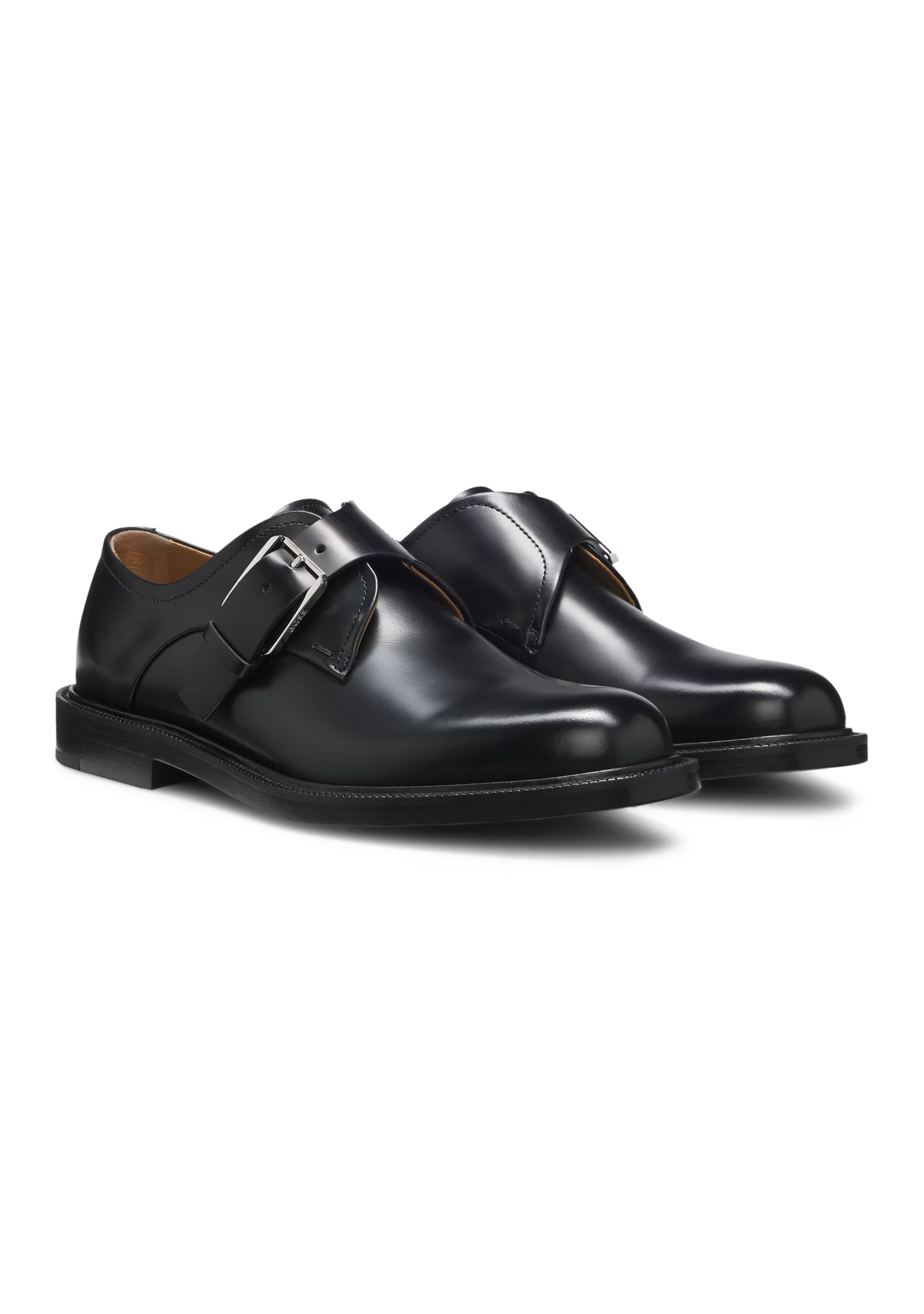 hbeu50577234_001_200 Runway monk shoes in Italian leather - Image 1