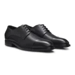 Italian-made Derby shoes in grained leather