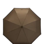 Khaki pocket umbrella with black border