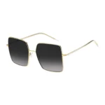 Square-frame sunglasses in lightweight titanium