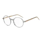 Clear-acetate optical frames with striped metal core wire