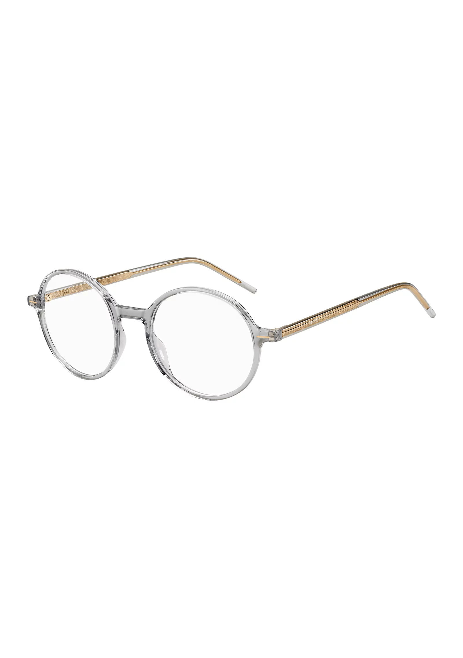hbeu58109204_999_220 Clear-acetate optical frames with striped metal core wire - Image 1