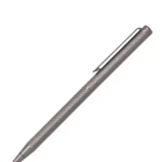 Gunmetal ballpoint pen with engraved pattern