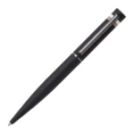 Black ballpoint pen with signature-stripe detail