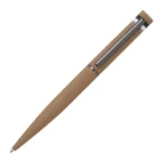 Camel ballpoint pen with signature-stripe detail