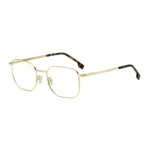 Gold-tone optical frames with Havana end tips