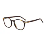 Havana-acetate optical frames with gold-tone hardware