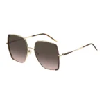 Steel sunglasses in brown and gold tones