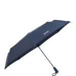 Monogram-canopy pocket umbrella in navy