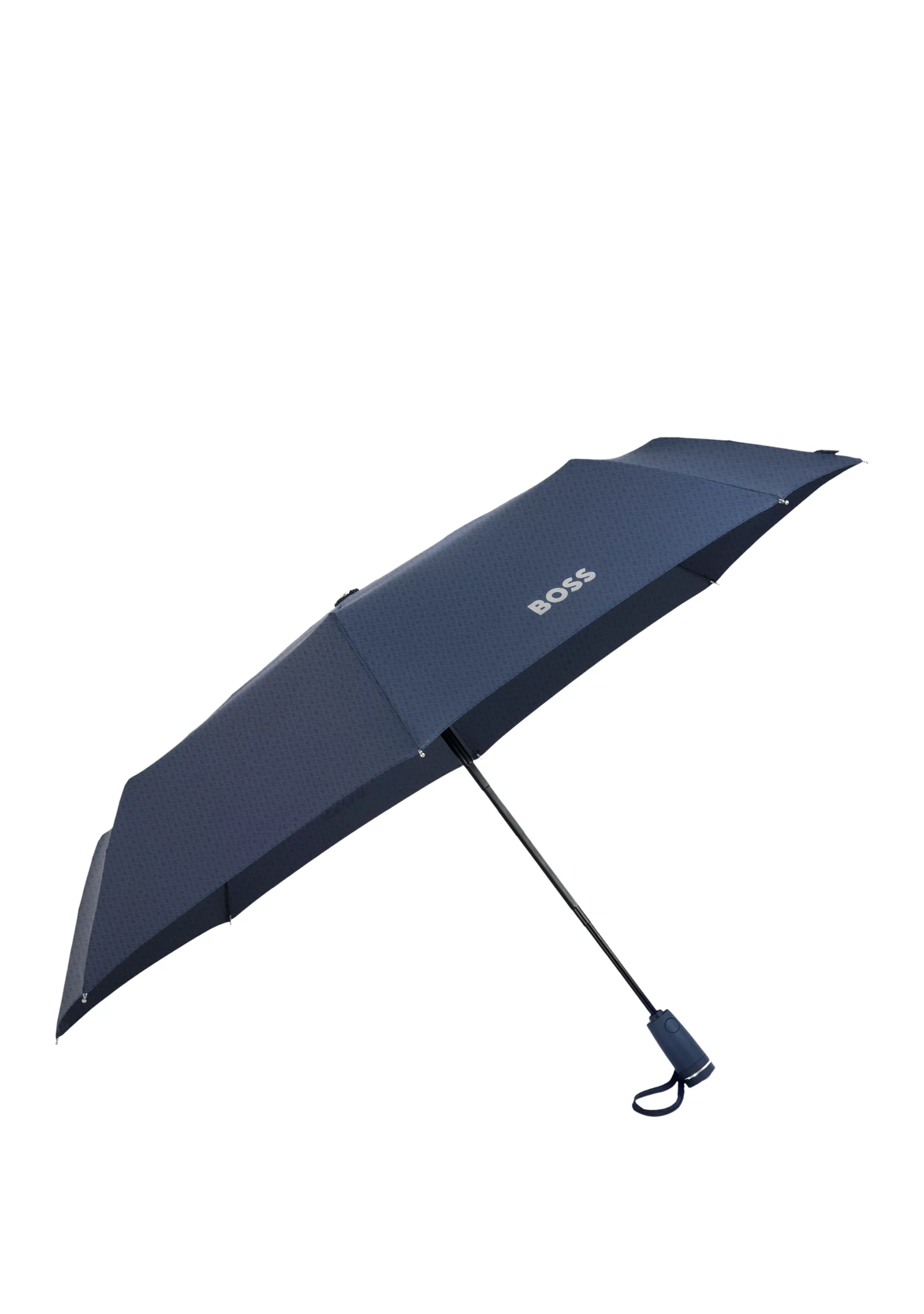 hbeu58467340_401_200 Monogram-canopy pocket umbrella in navy - Image 1