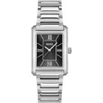 Principle Dress black-dial watch with H-link bracelet