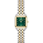 MAE PETITE Green-dial watch with two-tone bracelet