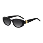 Black-acetate sunglasses with Double B monogram