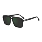 Black sunglasses with logo trim