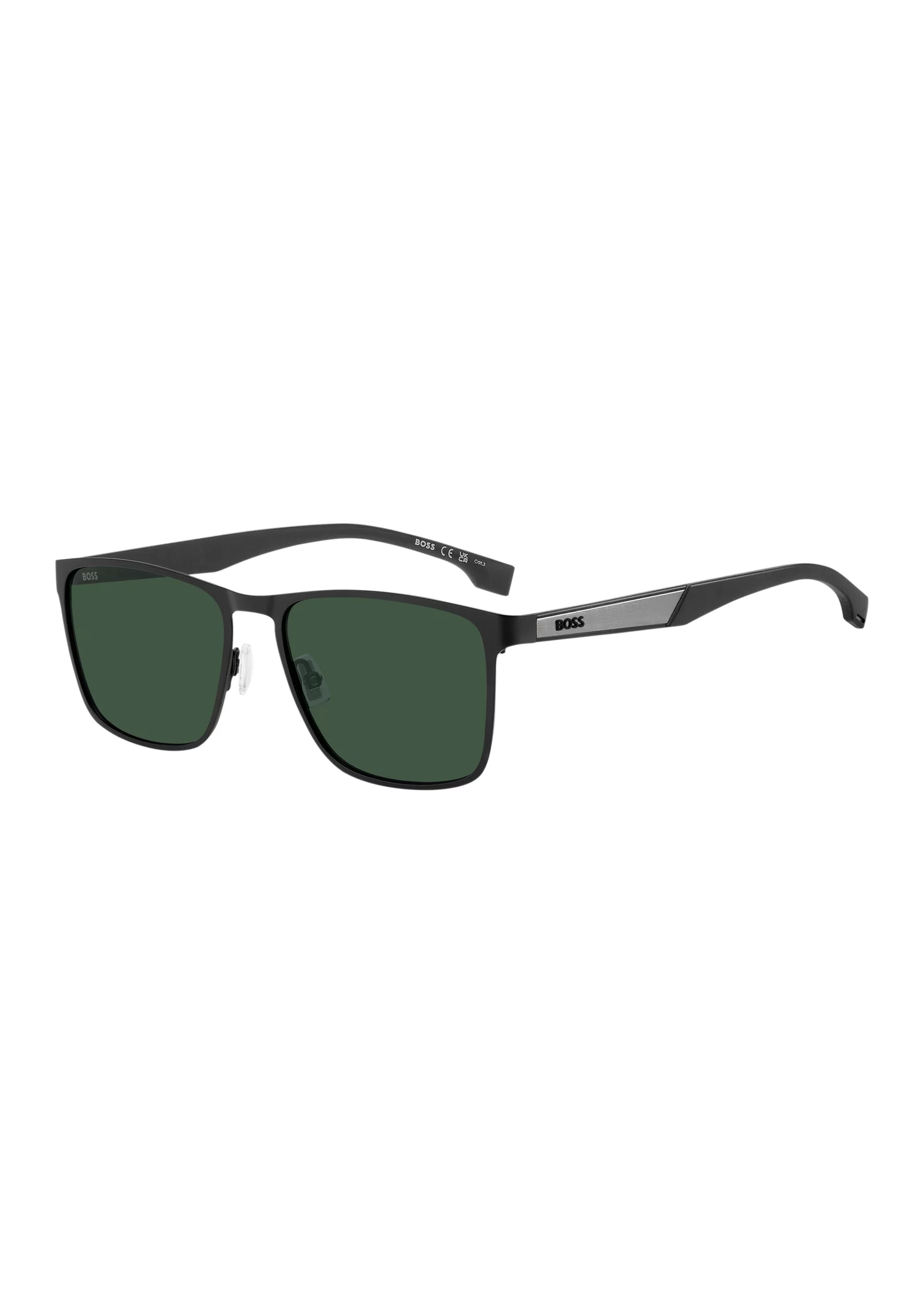 hbeu58609821_999_220 Black sunglasses with rubber temples - Image 1