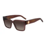 Brown-acetate sunglasses with Double B monogram