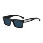 Black-acetate sunglasses with Double B monogram